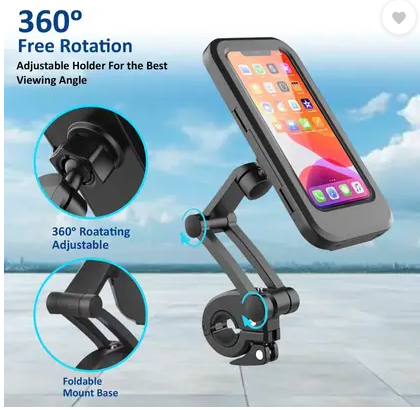 Waterproof Bike Mobile Phone Holder