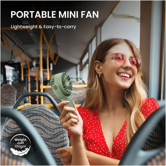 Portable Magnetic Mini Fan – Rechargeable USB Desk Fan