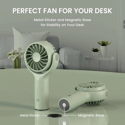 Portable Magnetic Mini Fan – Rechargeable USB Desk Fan
