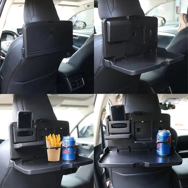 Car Backseat Food Travel Dining