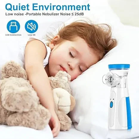 Portable Mesh Nebulizer safe relief anytime anywhere