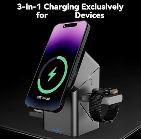 Magic Cube Spin 3-in-1 Wireless Charger