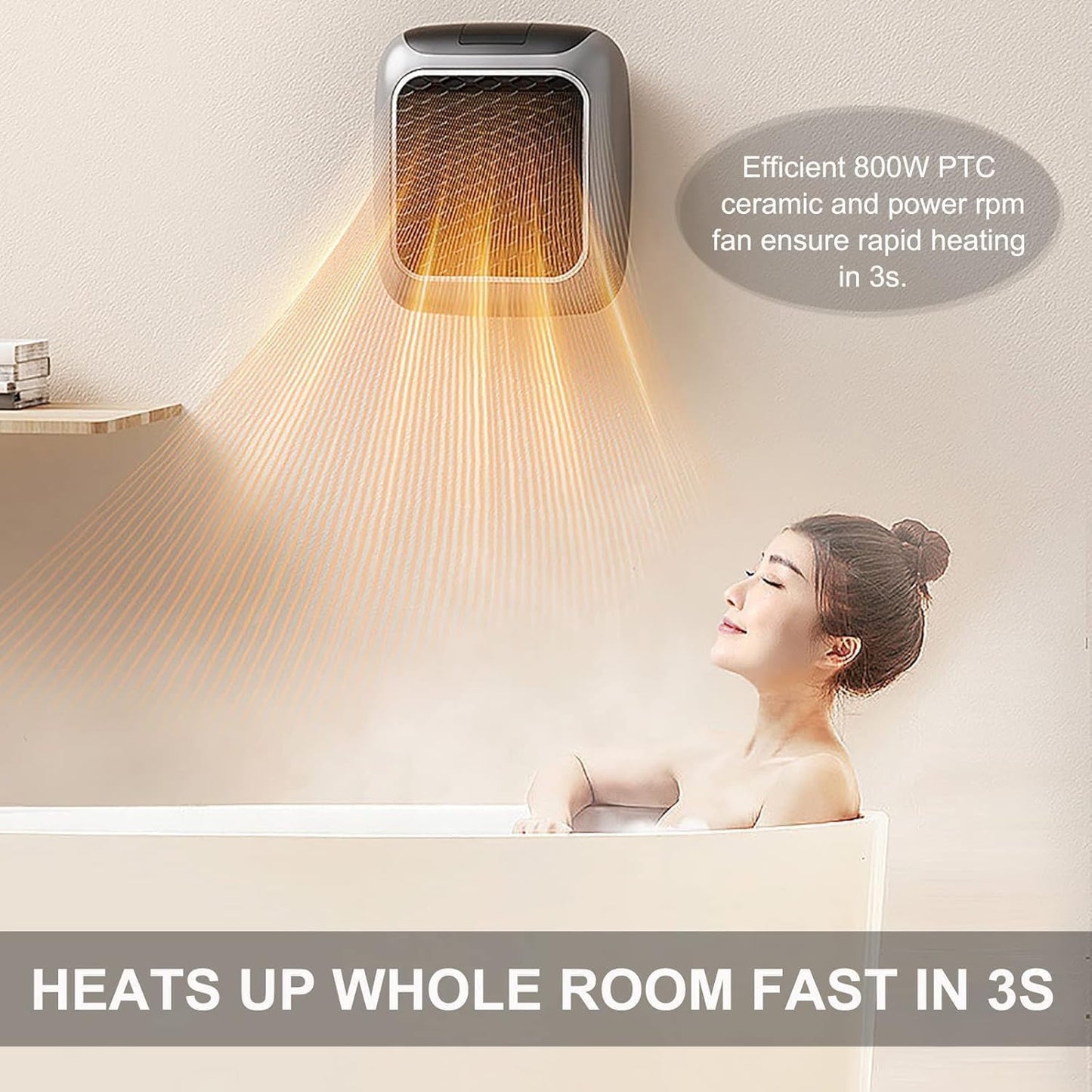 🔥 CozyHeat™ Mini Ceramic Portable Room Heater