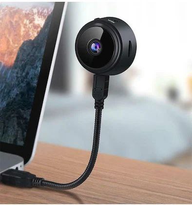 SmartEye Mini Wireless WiFi Security Camera | HD 1080p Indoor Video Recorder with Low Light Vision | Portable & Magnetic | Home, Office, and Baby Monitor