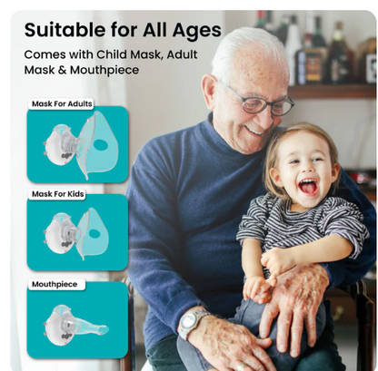 Portable Mesh Nebulizer safe relief anytime anywhere