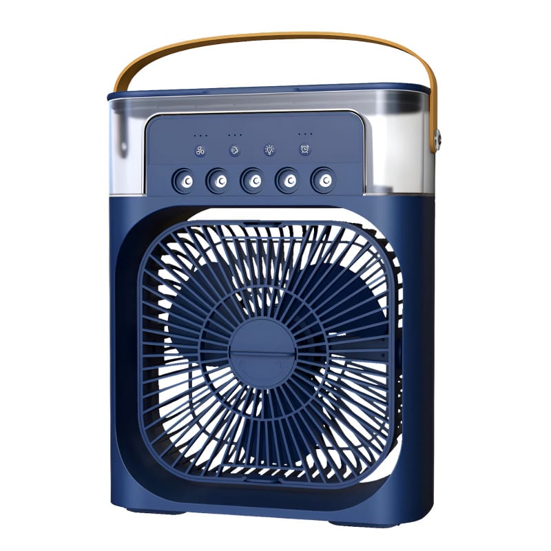 Portable Air cooler Table fan with humidifier fan and LED mood light