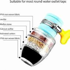 5 Layer Activated Carbon Water Purifier Kitchen Tap Filter Bathroom Faucet Filter