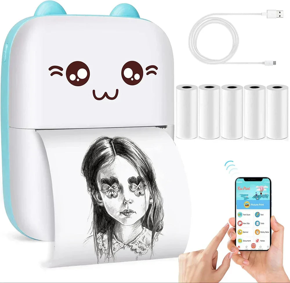 Mini Portable Bluetooth Thermal Printer