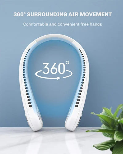 Portable Mini Neck Fan with 78 air vents,