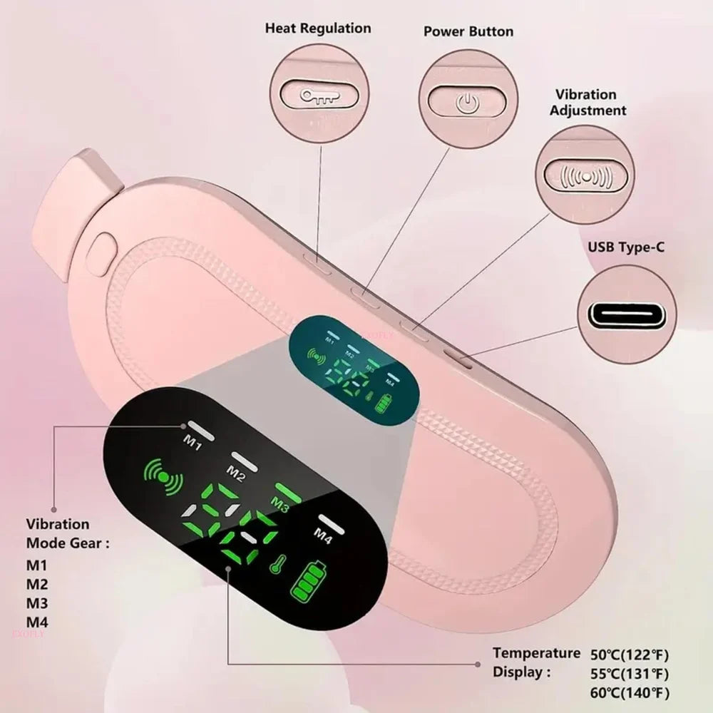Period Pain Relief Device – Rechargeable Menstrual Heating Pad