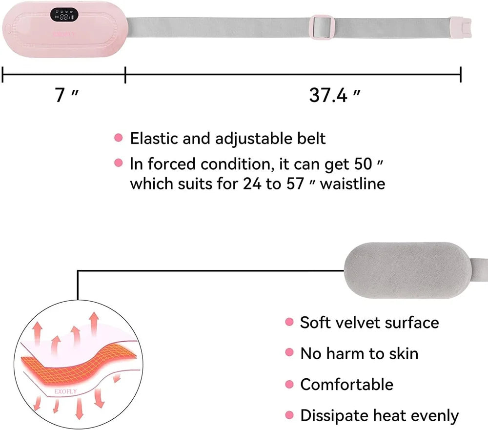 Period Pain Relief Device – Rechargeable Menstrual Heating Pad